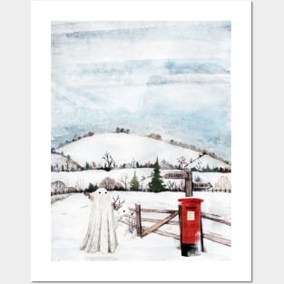 Snow Post On Sundays Posters and Art